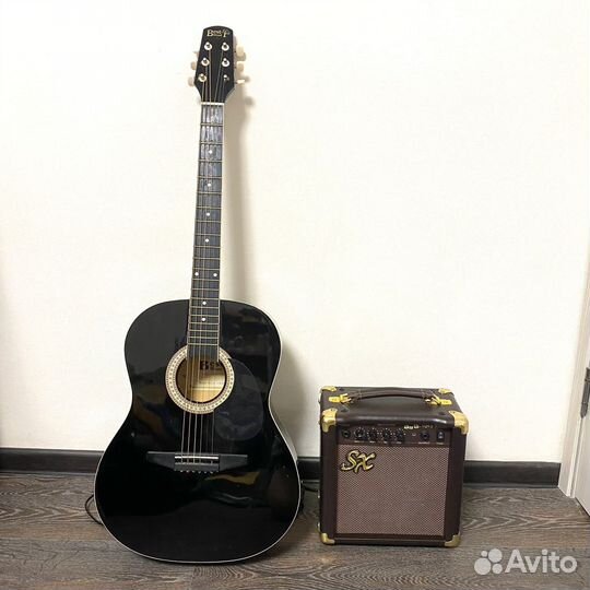 Электроакустическая гитара и Комбик акустика