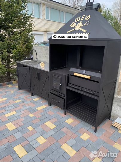 Мангальный комплекс из металла