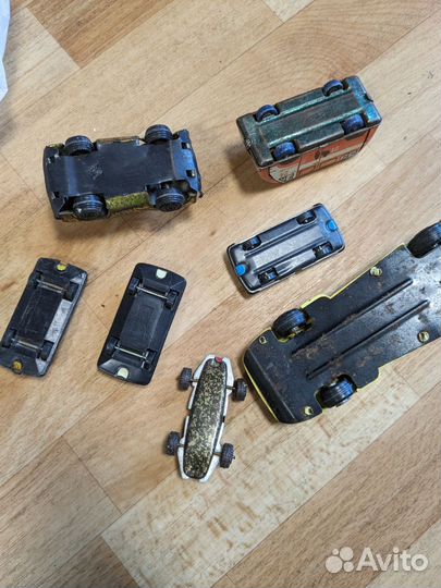 Игрушки СССР машинки и самолёт лот