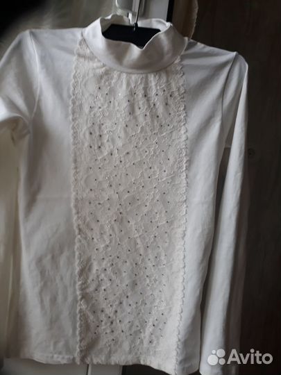 Водолазка белая