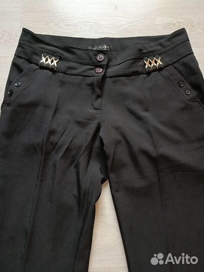 Женские брюки на широком поясе 44-46