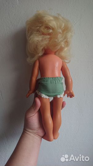 Кукла пупс гдр винтаж 50е 60е редкая 32см