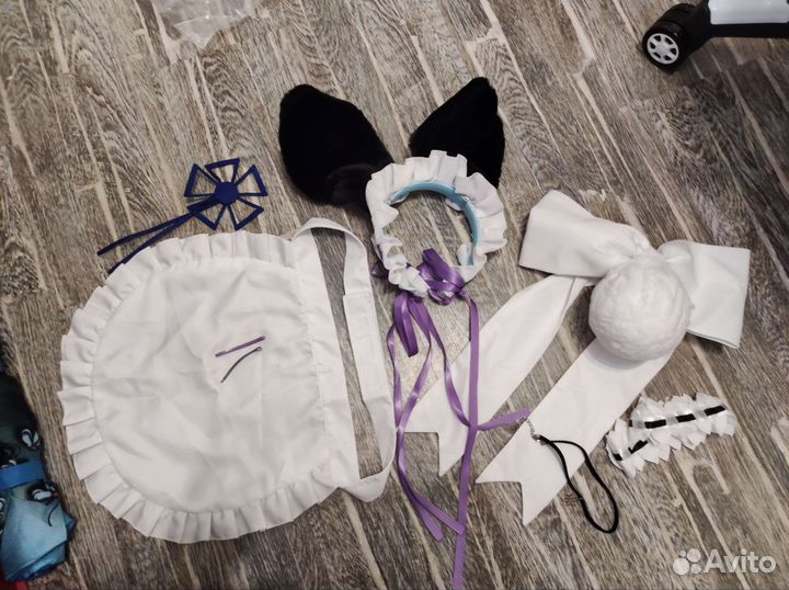 Аниме косплей горничная рам рем