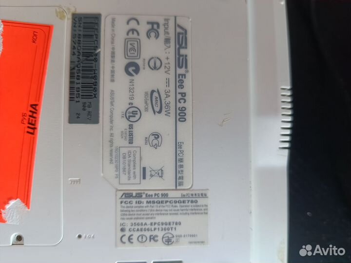 Нетбук asus eee pc900