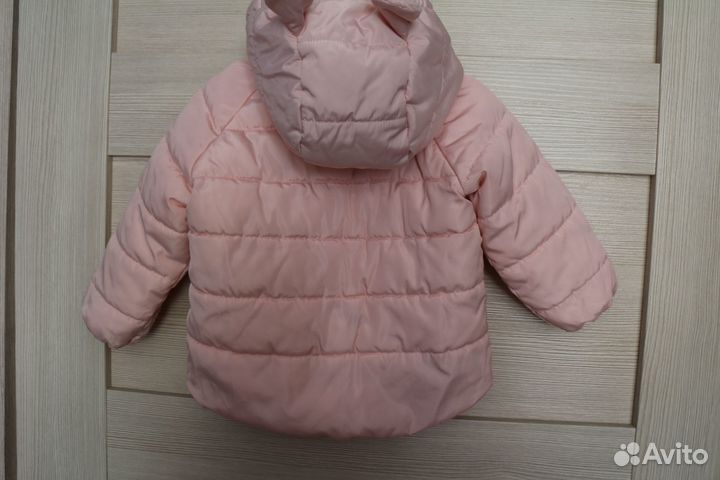 Куртка демисезонная для девочки размер 80 розовая