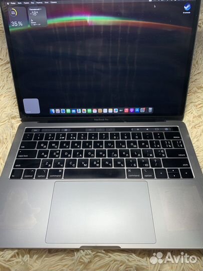 Macbook Pro 13 2019 touch bar