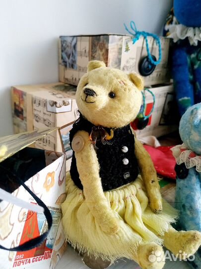 Мишка Тедди плюшевый ручной работы