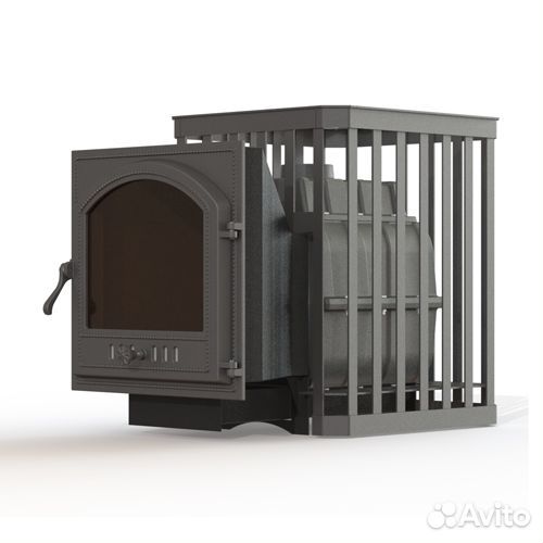 Чугунная печь для бани