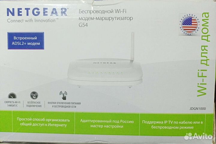 WI-FI модем-роутер Netgear G54