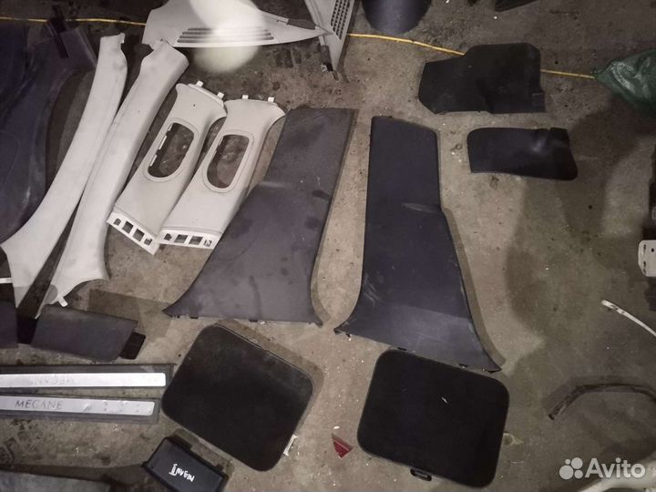 Пластик салона renault megane 2