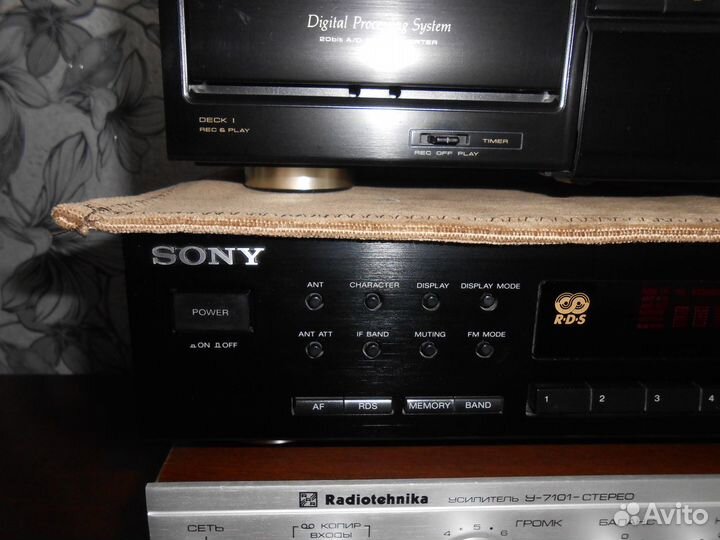 Тюнер sony FM stereo/FM-AM ST-S 590 ES
