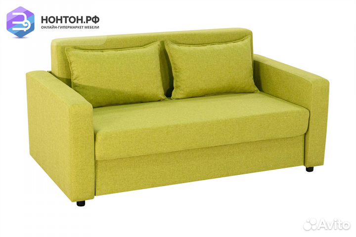 Диван еврокнижка Алекс 1 оливковый