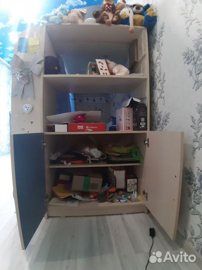 Кровать-чердак двухярусная