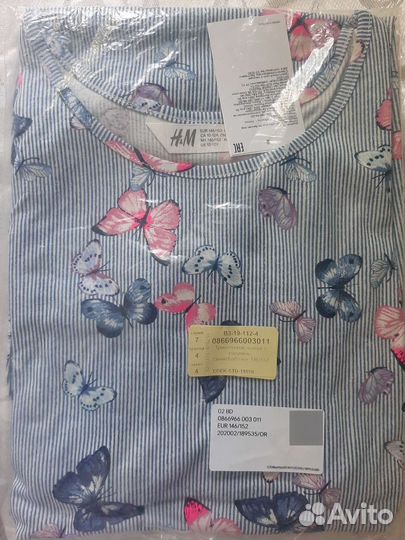 Платье трикотажное для девочки h&m 146, 152 рост