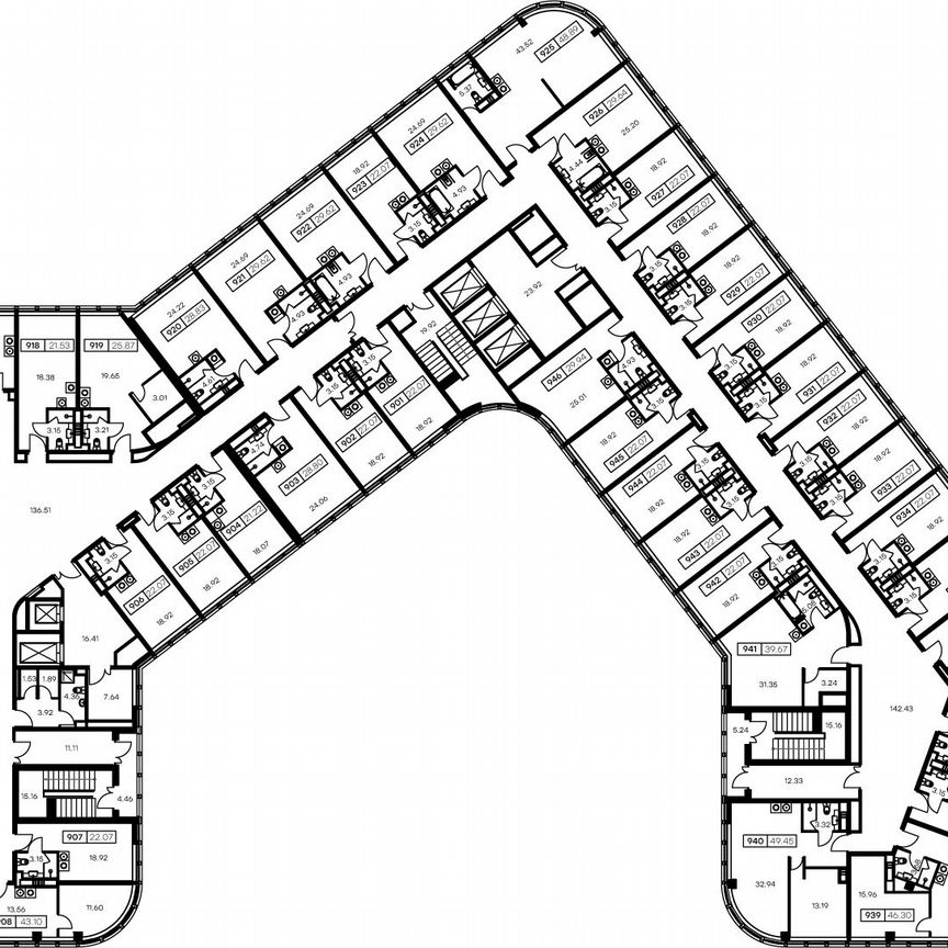 Апартаменты-студия, 21,5 м², 9/15 эт.