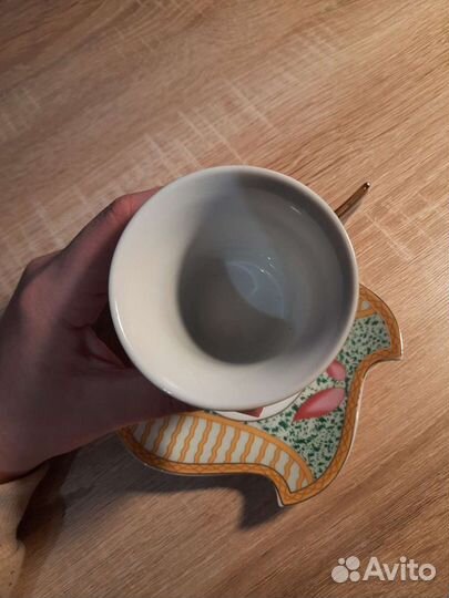 Сервиз чайный подарочная чашка керамика