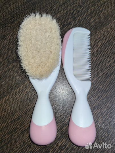 Расческа и щётка Chicco для новорождённого