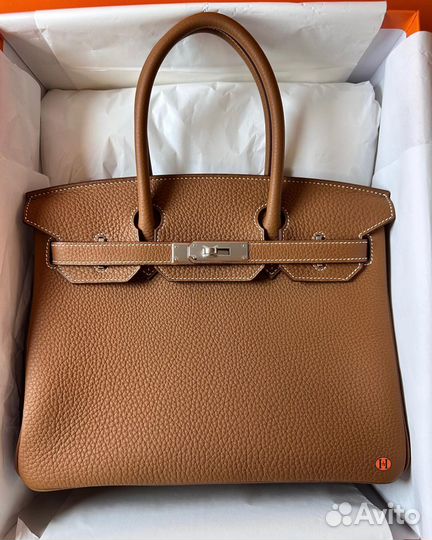 Сумка Hermes Birkin 30 Gold Togo в наличии