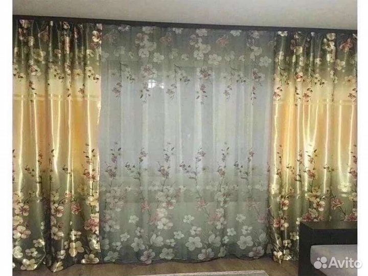 Комплект шторы и тюль