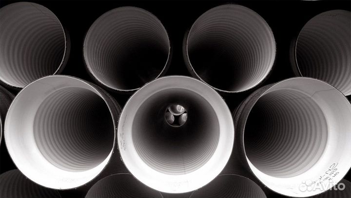 Труба гофрированная в канаву 500/435 с раструбом