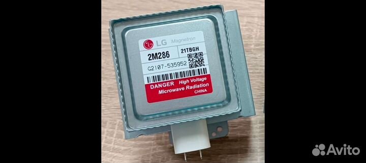 Магнетрон инверторный 2M286 микроволновой печи LG
