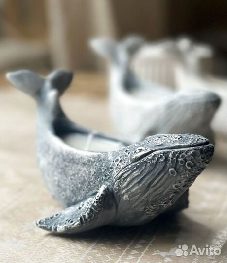 Интерьерная свеча Кит