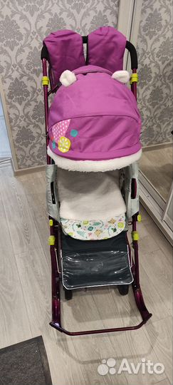 Санки коляска ника 7-2