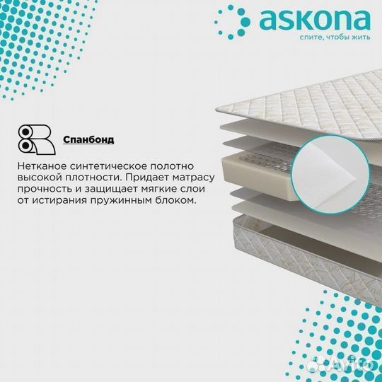 Матрас от Аскона-век новый