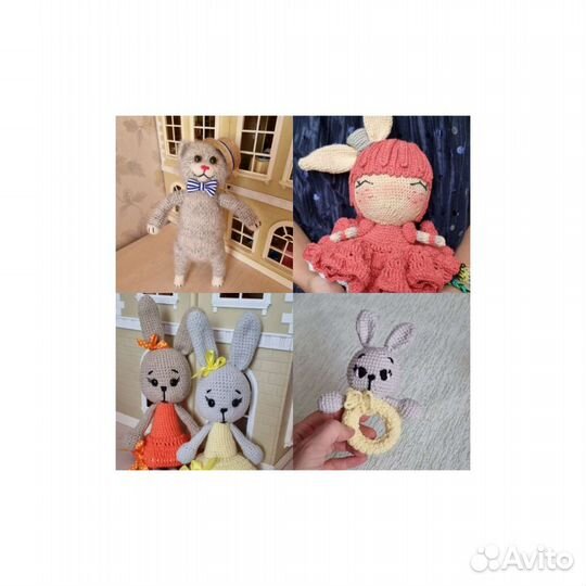 Вязанные игрушки ручной работы