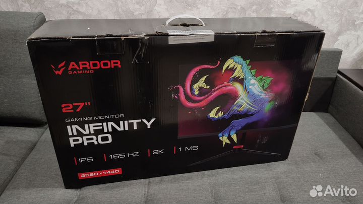 Игровой Ardor Infinity Pro 2K 165Гц G-Sync Новый