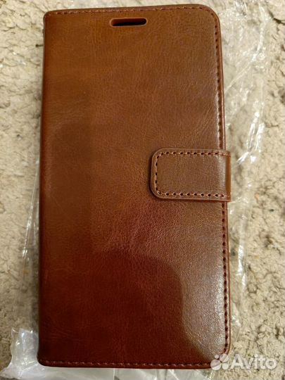 Кожаный чехол книжка на Honor 50 5G новый