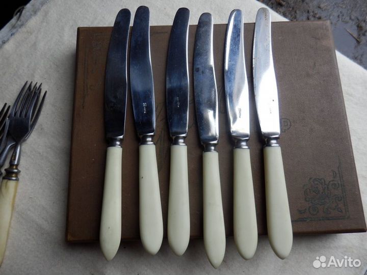 Столовые приборы в коробке из СССР