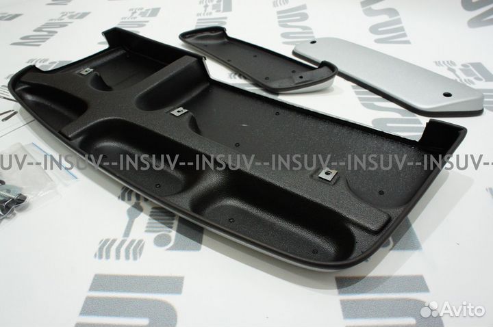 Воздухозаборники Aeroeffect для нивы (серебро)