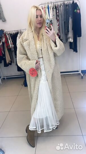 Распродажа пальто шуба из эко-меха