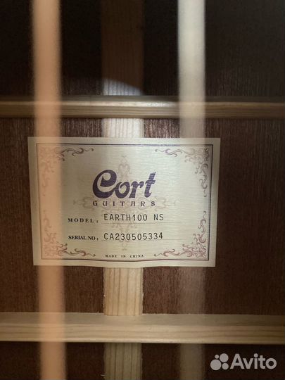 Акустическая гитара cort earth 100 NS