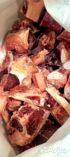 Хвосты, мозги говяжьи, грудной хрящ говяжий