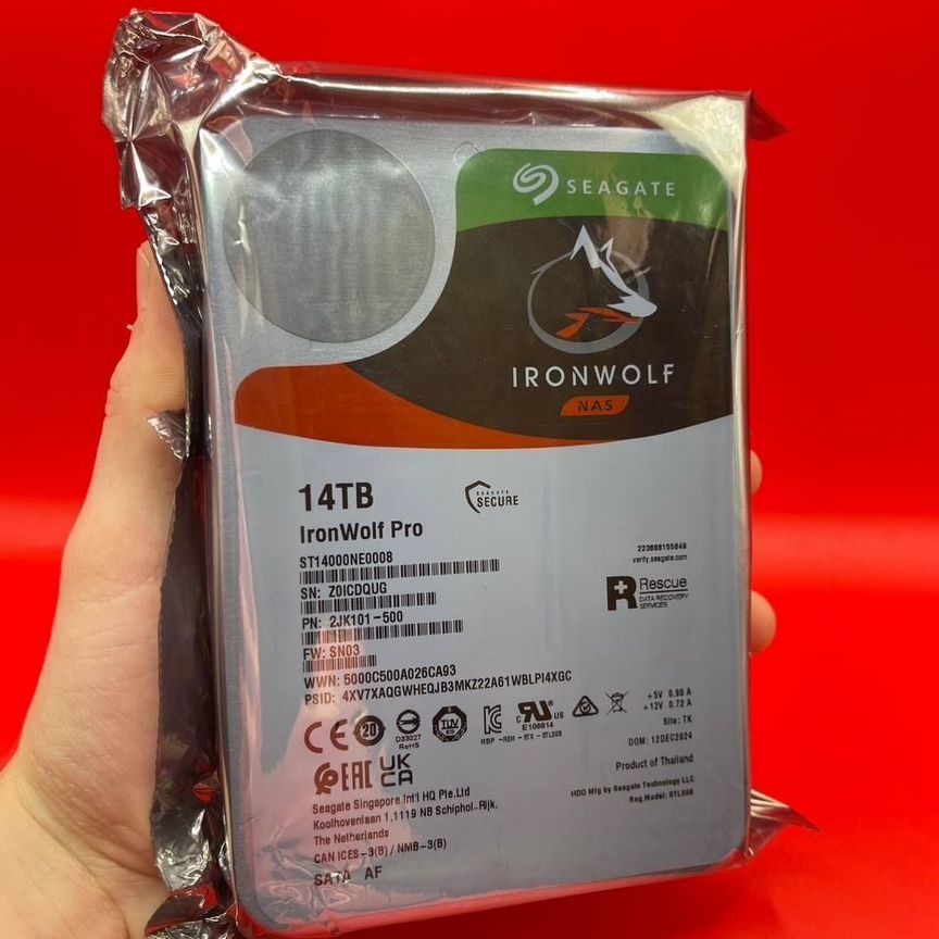 [ST14000NE0008] 14тб Seagate Ironwolf St14000ne0008