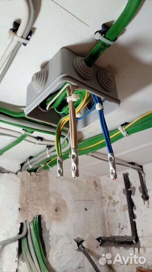 Электрика (электромонтажные работы) слаботочка