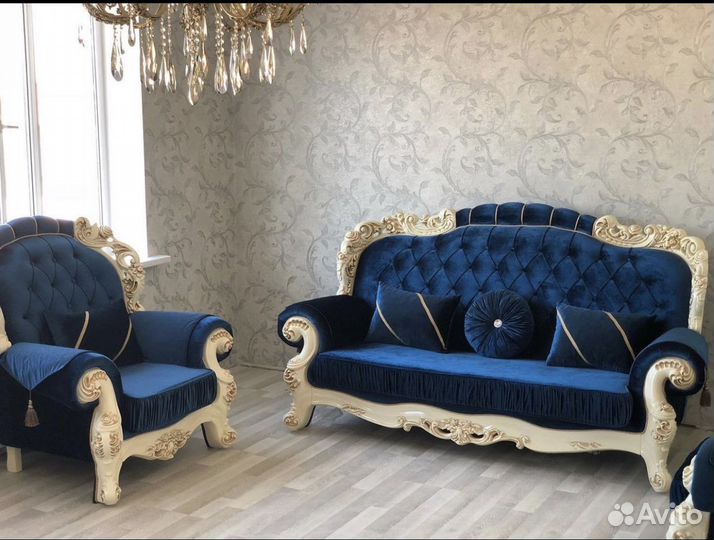 Диван и 2 кресла