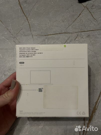 Сетевой адаптер apple USB-C 96W power adapter