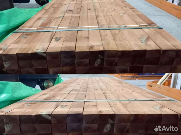 Брусок строганый 45*70*2000 мм AB импрегнированный