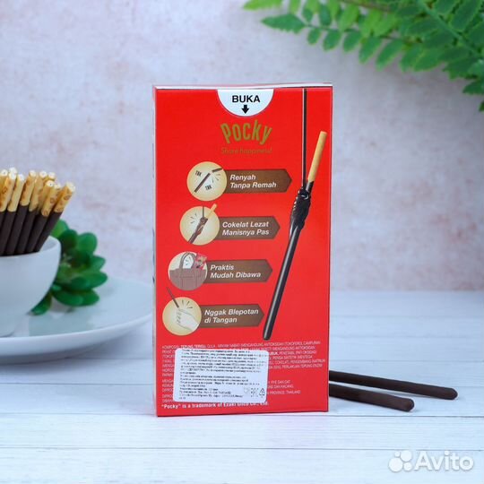 Палочки Pocky glico в шоколаде, 47 г