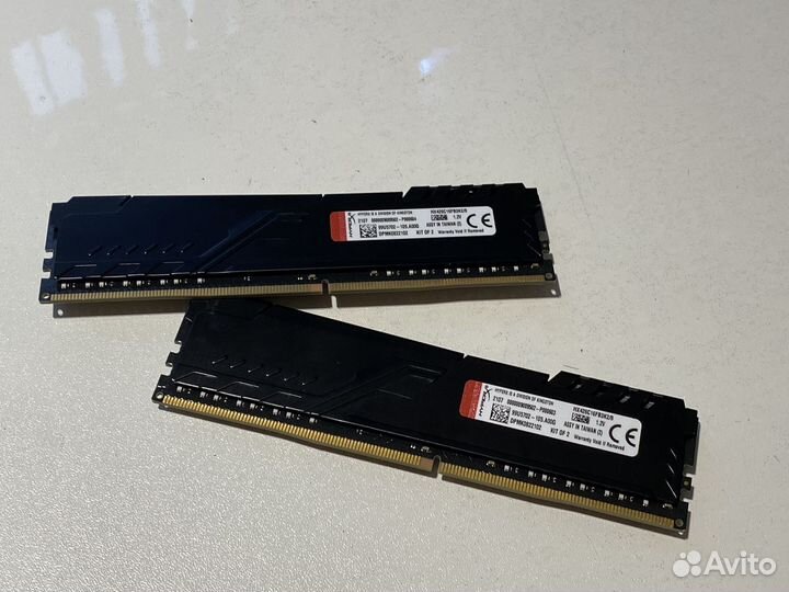 Оперативная память DDR4 8gb 2666 hyperx