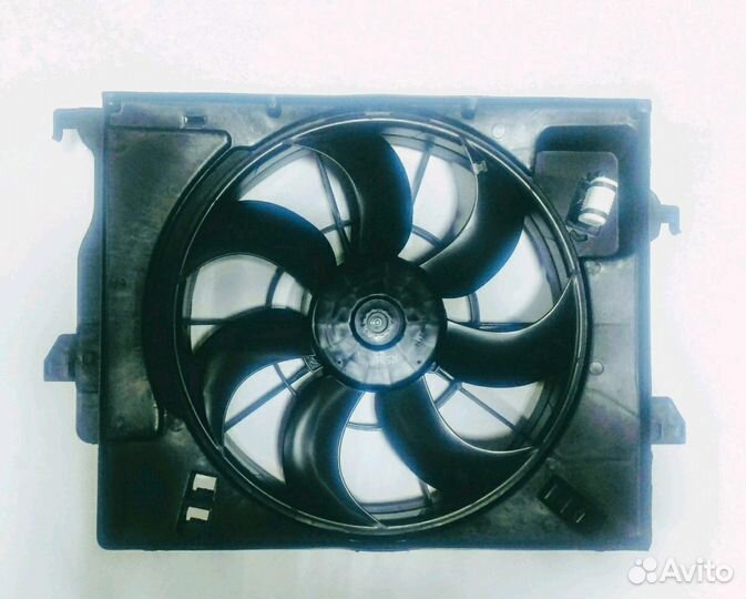 Вентилятор Hyundai Solaris в сборе