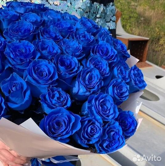 Синие розы на дом