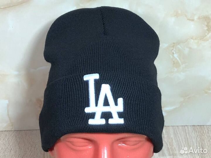 Шапка Los Angeles мужская. Зимняя, чёрная