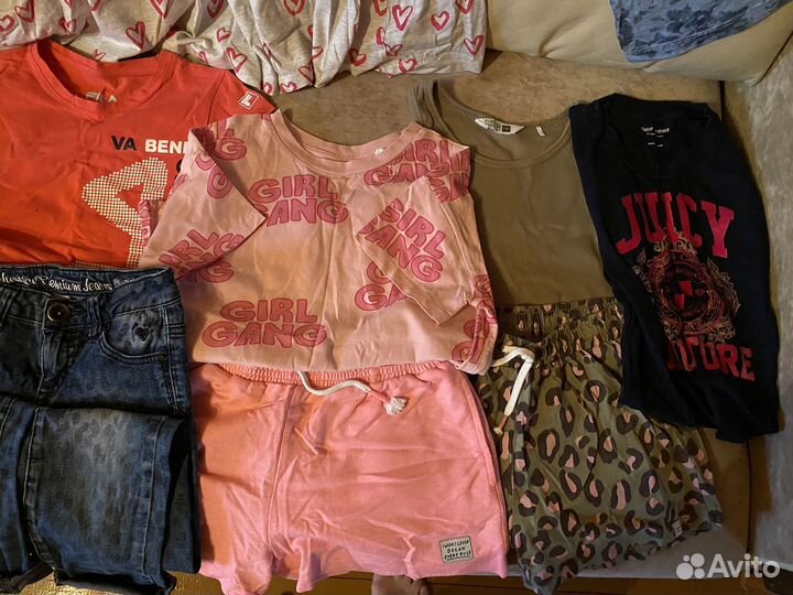 Пакет вещей для девочки 128-134(140)