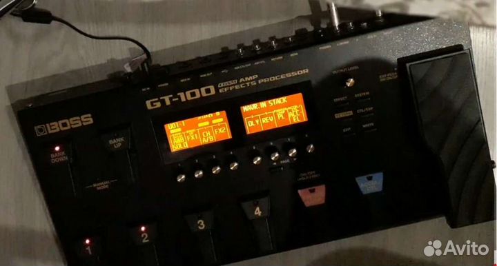 Гитарный флагман Boss GT-100 Маврин и др. Пересыл