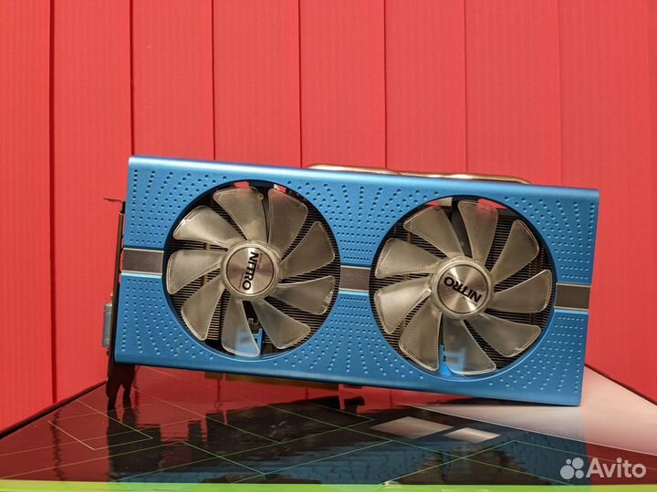 Sapphire nitro+ rx580 8GB в отличном состоянии