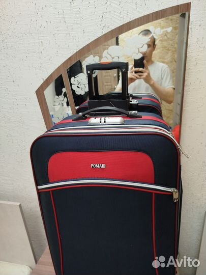 Чемодан на колесах бу большой
